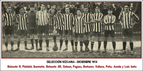 Selección Vizcaina Diciembre 1914